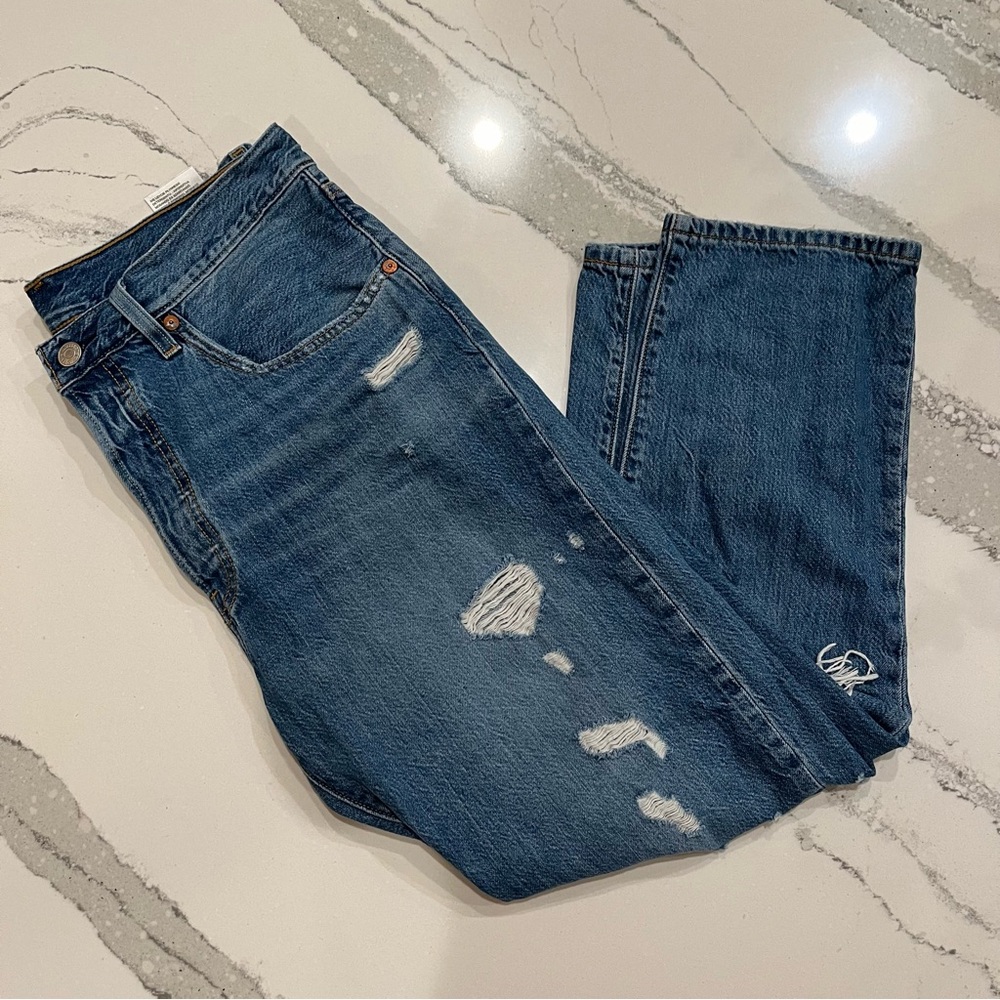 Levi’s 501 Ripped Denim Jeans